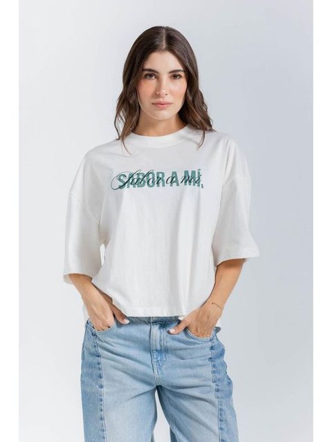 Camiseta Manga Corta Boxy fit Marca A