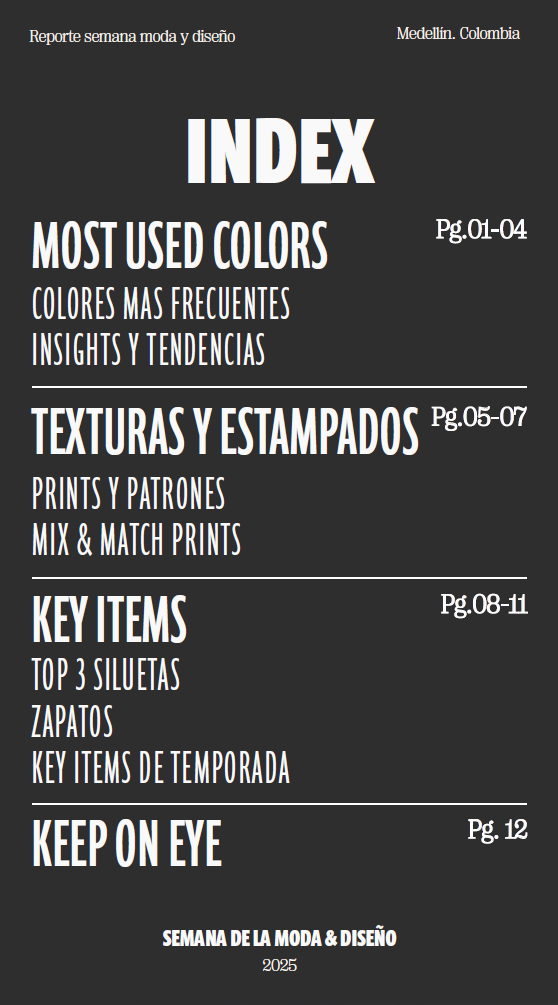 Tendencias de Moda & Diseño – Reporte Capsule 2025